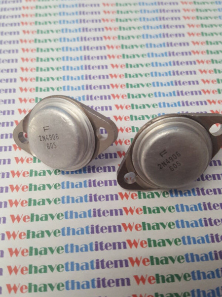 2N4906 / TRANSISTOR / 2 PIECES / (qzty)