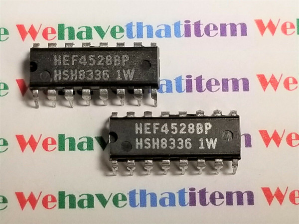 HEF4528BP / IC / DIP / 2 PIECES (qzty)