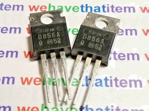2SD856A / D856A / TRANSISTOR / TO220 / 2 PIECES  (qzty)