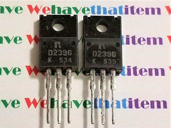 2SD2396 / D2396 / K RANKING / TRANSISTOR / TO220 / 2 PIECES (QZTY)