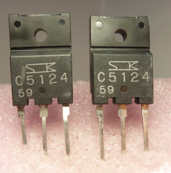 2SC5124 / TRANSISTOR / 2 PIECES (QZTY)
