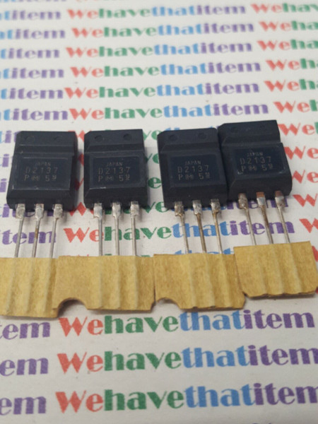 2SD2137 / TRANSISTOR / 4 PIECES / (qzty)