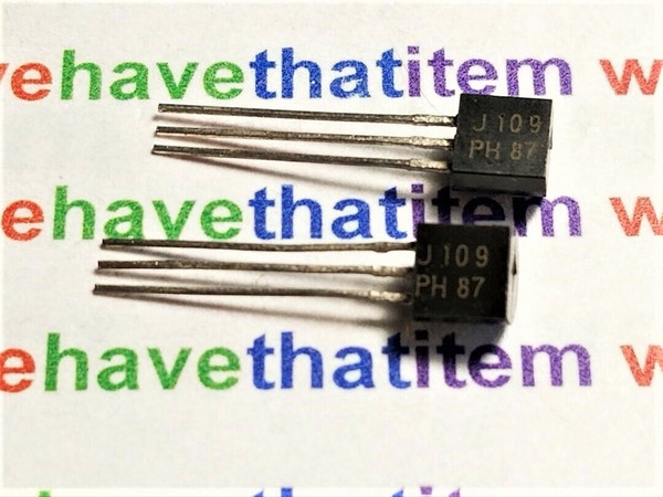 2SJ109 /  J109  / MOSFET / TO92 / 2 PIECES (qzty)