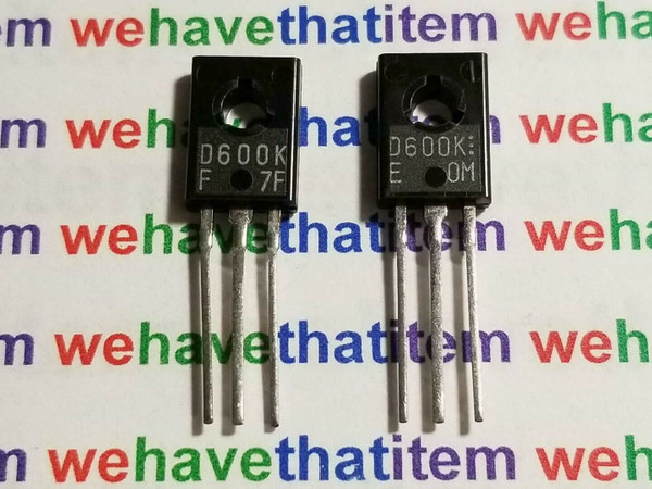 2SD600K / TRANSISTOR / TO126 / 2 PIECES (qzty)