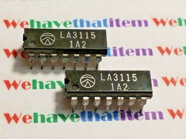LA3115 / IC / CROSSES TO ECG1453, NTE1453 / DIP / 2 PIECES (qzty)