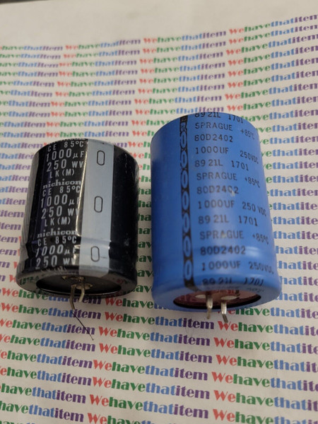 1000uf 250 volt / ELECTROLYTIC CAPACITOR / 85 degree / 2 PIECES (qzty)