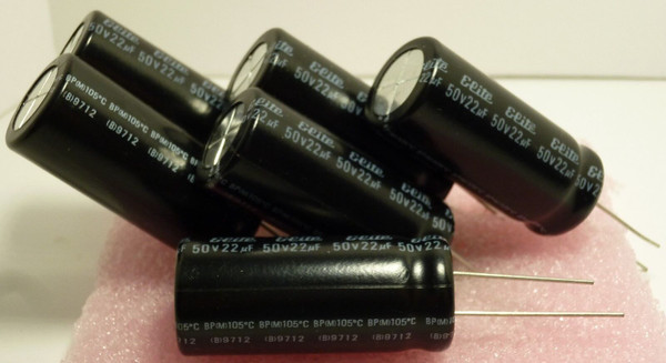 2.2MFD 50v / NON POLAR CAPACITOR / 5  PIECES (QZTY)