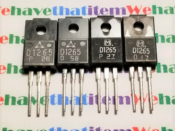 2SD1265 / D1265 / TRANSISTOR / TO220 / 4 PIECES  (qzty)