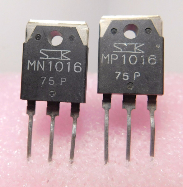 MN1016 & MP1016 /1 PAIR = 1 PIECE OF EACH TRANSISTOR = 2 PIECES  TOTAL (qzty)