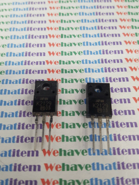 2SK2129 / K2129 / FET / TO3P / 2 PIECES  (qzty)