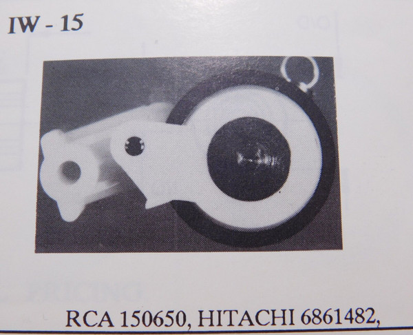IDLER WHEEL / IW15 / RCA 150650 / HITACHI 6861482 / VCR / 1 PIECE (qzty)