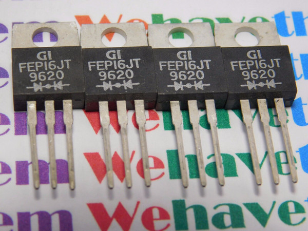 FEP16JT / RECTIFIER DIODE / TO220 / 4 PIECES (qzty)