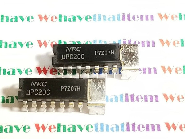 UPC20C / CROSSES TO NTE1075A, ECG1075A / DIP / IC / 2 PIECES /  (qzty)