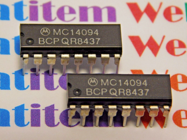 MC14094BCP / IC / DIP  / 2 PIECES (qzty)