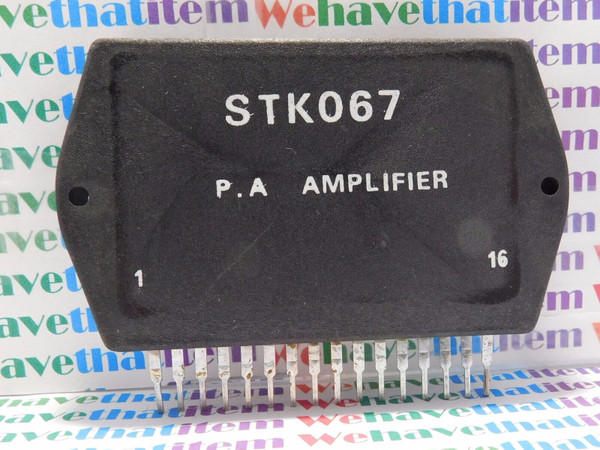 STK067 / P.A. AMPLIFIER / 1 PIECE / (qzty)