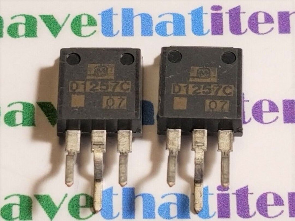 2SD1257C / D1257C / TRANSISTOR / TO252 / 2 PIECES  (qzty)