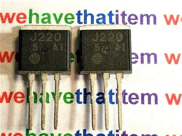 2SJ220 / J220 / MOSFET / 3 PIN / 2 PIECES (qzty)
