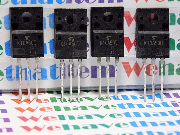 TK10A50D / PART MARKED K10A50D / FET / 4 PIECES (qzty)