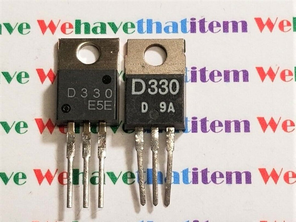 2SD330 / D330 / TRANSISTOR / TO220 / 2 PIECES  (qzty)