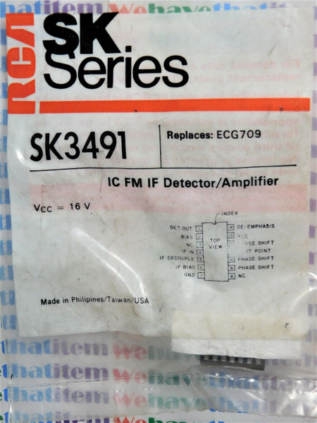 SK3491 / CROSSES TO  ECG709,  NTE709 / IC / DIP / 2 PIECES  (qzty)