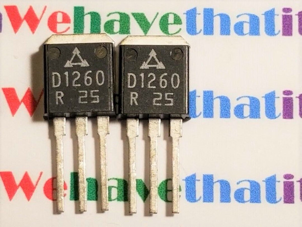 2SD1260 / D1260 / R RANKING / TRANSISTOR / TO252 / 2 PIECES  (qzty)