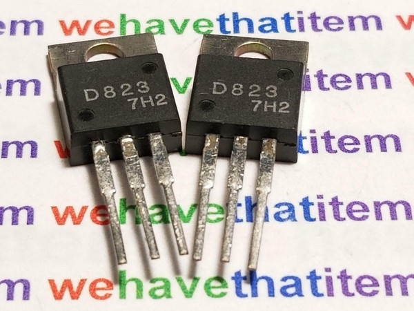 2SD823 / D823 / TRANSISTOR / TO220 / 2 PIECES (qzty)