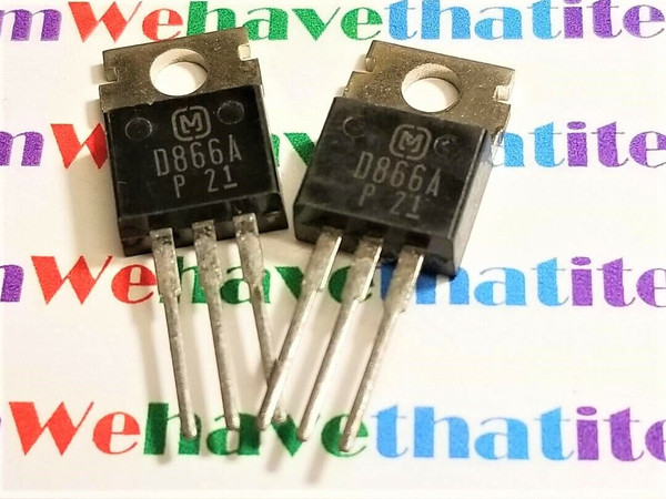 2SD866A / D866A / TRANSISTOR / TO220 / 2 PIECES (qzty)