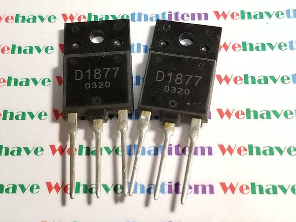 2SD1877 / D1877 / TRANSISTOR / 2 PIECES (QZTY)