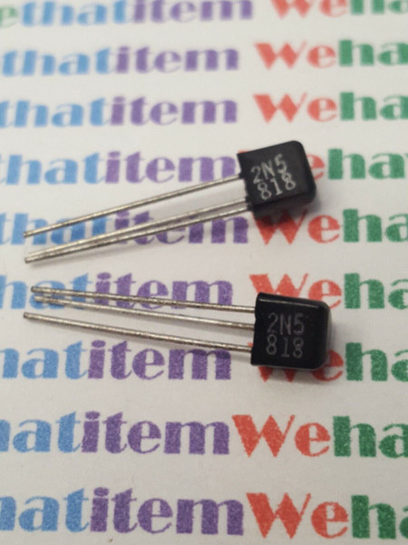 2N5818 / TRANSISTOR / 2 PIECES / (qzty)