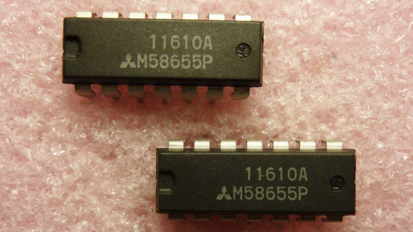 M58655P / IC / DIP / 2 PIECES (QZTY)