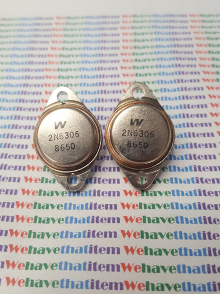2N6306 / TRANSISTOR / 2 PIECES / (qzty)