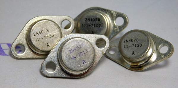 2N4078 / TRANSISTOR / TO66 / 4 PIECES (qzty)