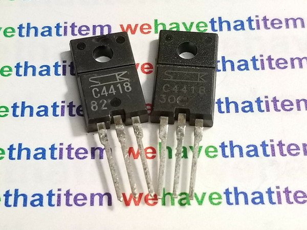 2SC4418 / C4418 / TRANSISTOR / TO220 / 2 PIECES  (qzty)