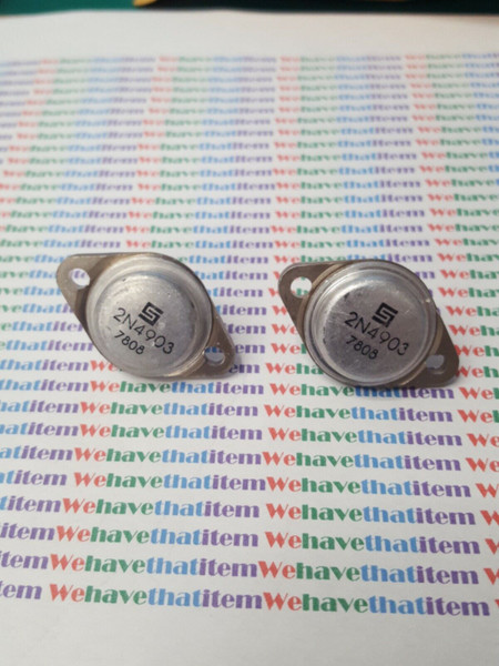 2N4903 / TRANSISTOR / 2 PIECES / (qzty)