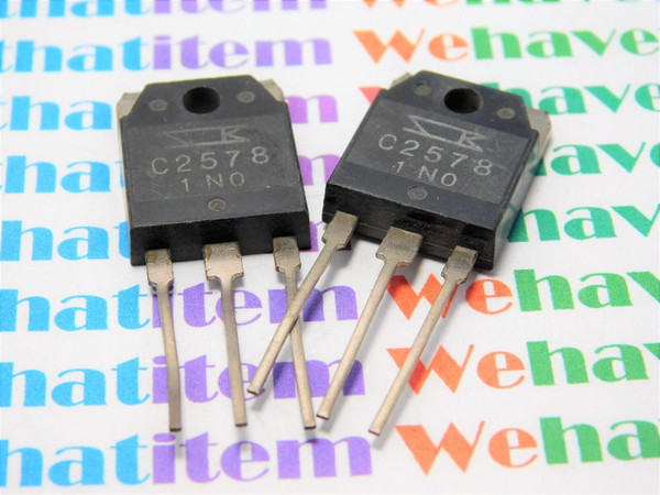 2SC2578 / TRANSISTOR / TO3PN / 2 PIECES (qzty)