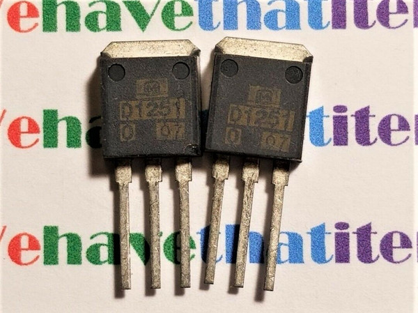 2SD1251 / D1251 / TRANSISTOR / TO252 / 2 PIECES  (qzty)