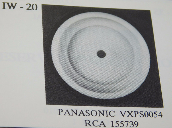 IDLER WHEEL / IW20 /  PANASONIC VXPS0054 / RCA 155739 / VCR / 2 PIECES (qzty)