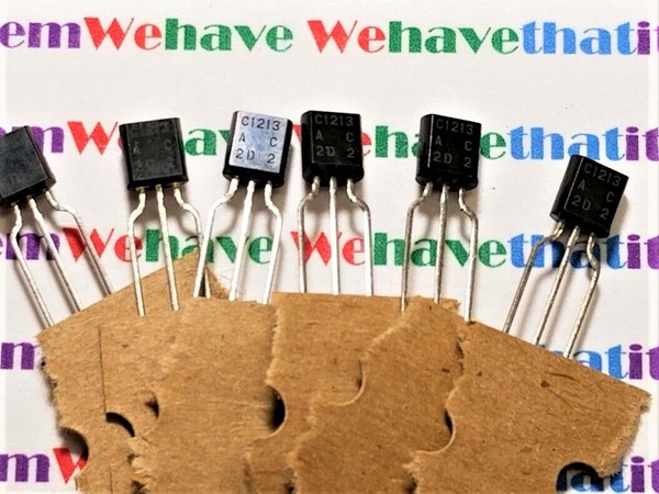 2SC1213 / C1213 / TRANSISTOR / TO92  / FORMED LEADS / 6 PIECES (qzty)