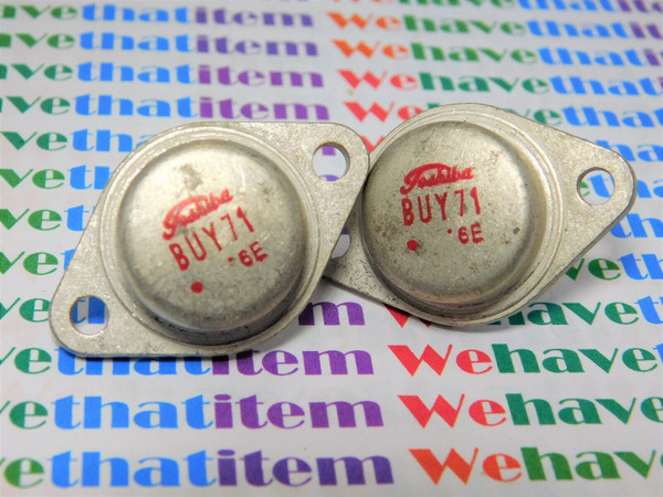 BUY71 / TRANSISTOR / TO3 / 2 PIECES (QZTY)