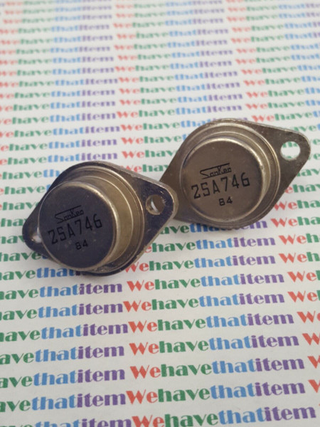 2SA746 / TRANSISTOR / TO3 / ORIGINALS / 2 PIECES (qzty)