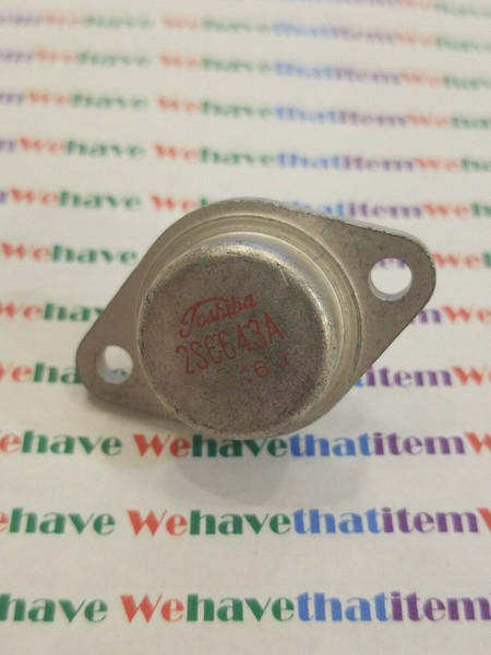 2SC643A / TRANSISTOR / TO3 / ORIGINAL / 1 PIECE (qzty)