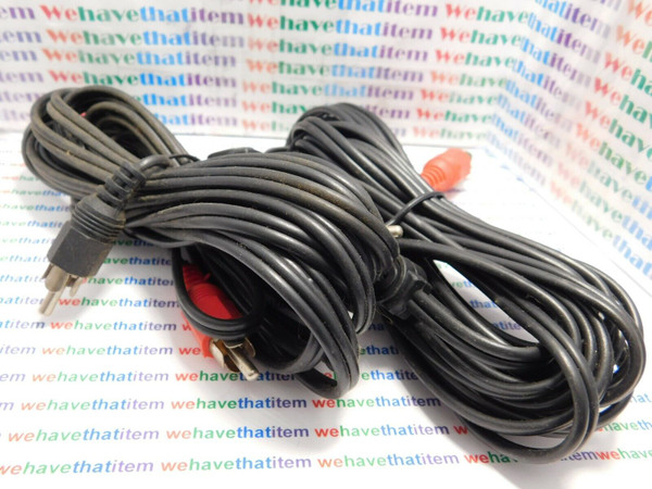 12 FOOT DUAL AUDIO CABLES / 2 PIECES (qzty)