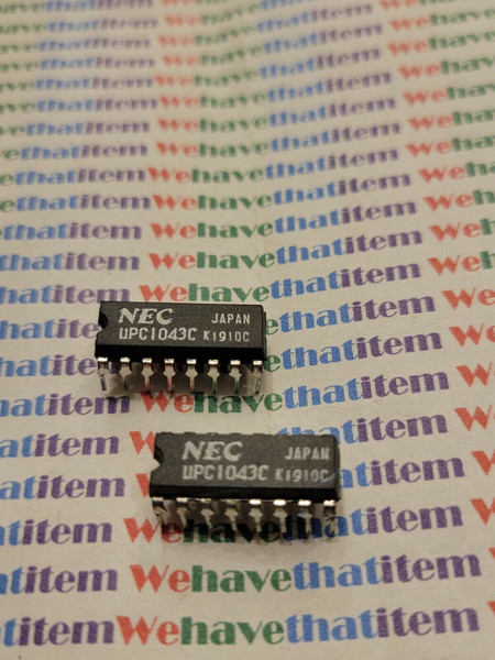 UPC1043C / PART MARKED  / IC / DIP / 2 PIECES (qzty)