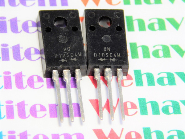 D10SC4M / SCHOTTKY DIODE / TO220 / 2 PIECES (QZTY)