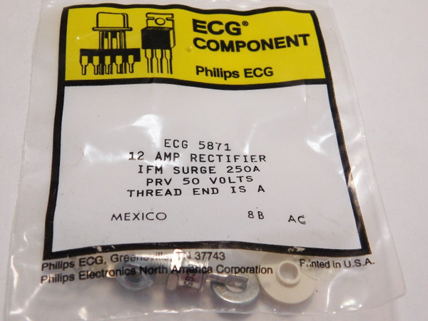 ECG5871 / COMPARABLE TO NTE5871 / 12AMP RECTIFIER / 1 PIECE (qzty)