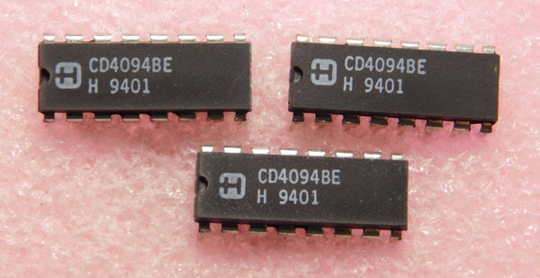 CD4094BE / IC BUS REGISTER 8STAGE / DIP / 3 PIECES (qzty)