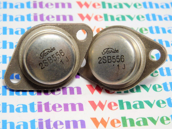 2SB556 / TRANSISTOR / TO3 / 2 PIECES (qzty)