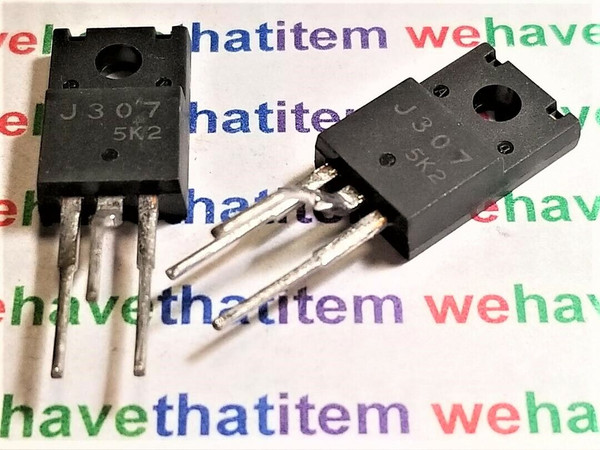 2SJ307 / PART MARKED J307 / FET / TO 220 FORMED LEADS / 2 PIECES  (qzty)