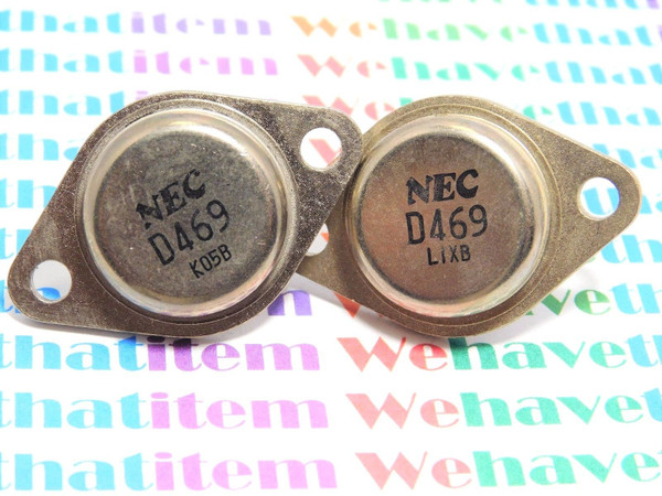 2SD469 / TRANSISTOR / TO3 / 2 PIECES (qzty)