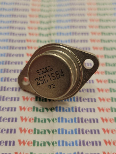 2SC1584 / TRANSISTOR  SANKEN / TO3 / 1 PIECE (qzty)